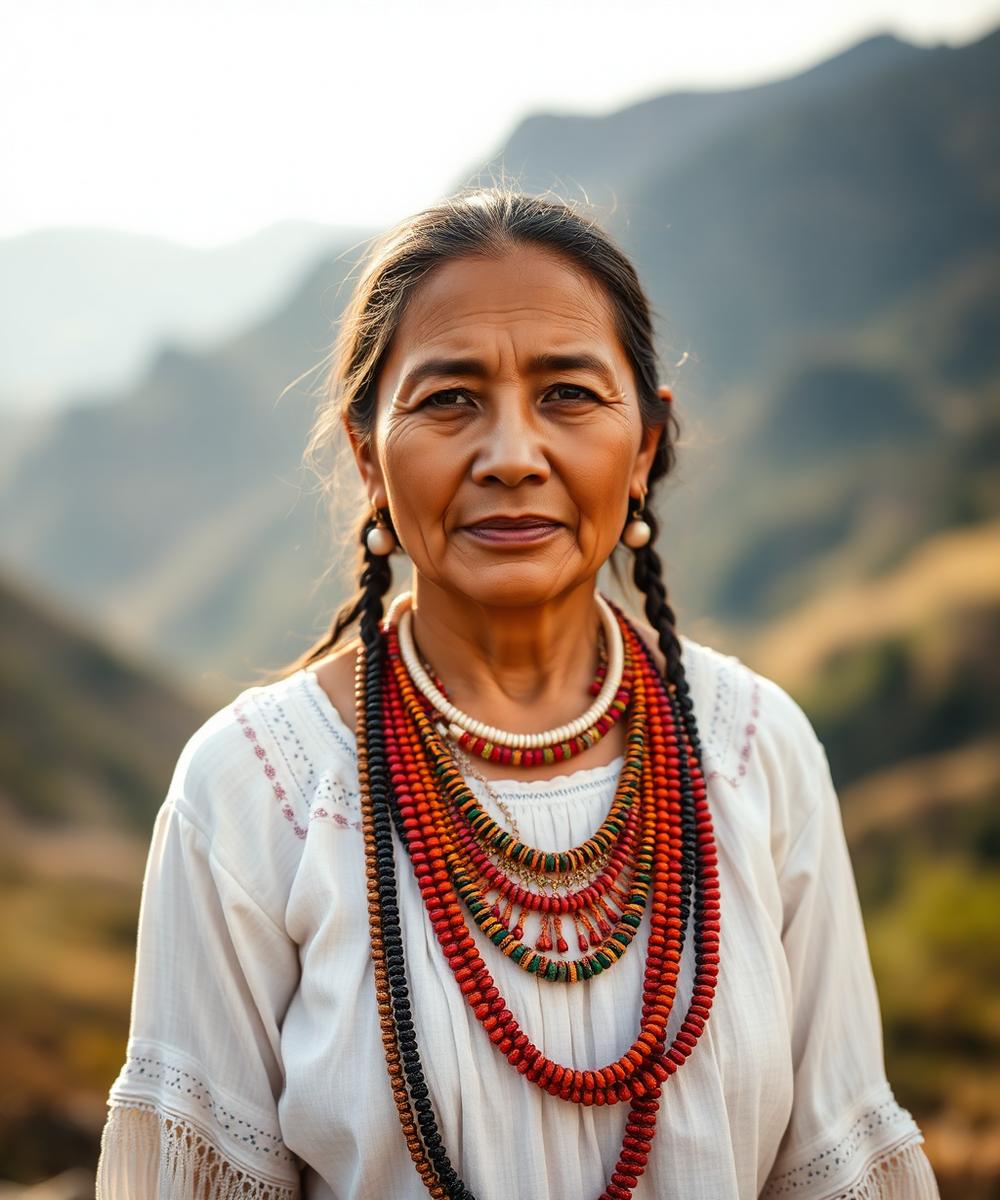 Aluna Torres, arhuaco weaver