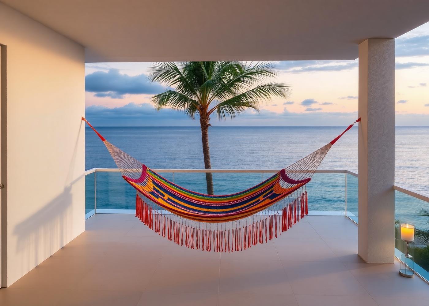 RAÍZ hammock styled in a home, hotel or beach house
